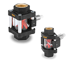 HVF-E-Visual flow indicators with flow-meter sensor